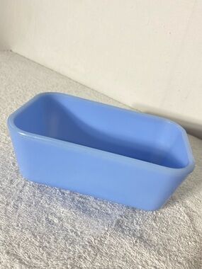 Vintage 1950’s PYREX Delphite Blue BlueBell Refrigerator Dish Fridgie No. 502